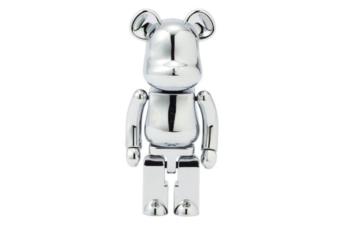 The Contemporary Fix x Sense Stainless Steel Bearbrick 1000%