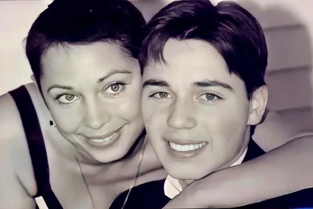 Ирина Газманова с сыном Родионом