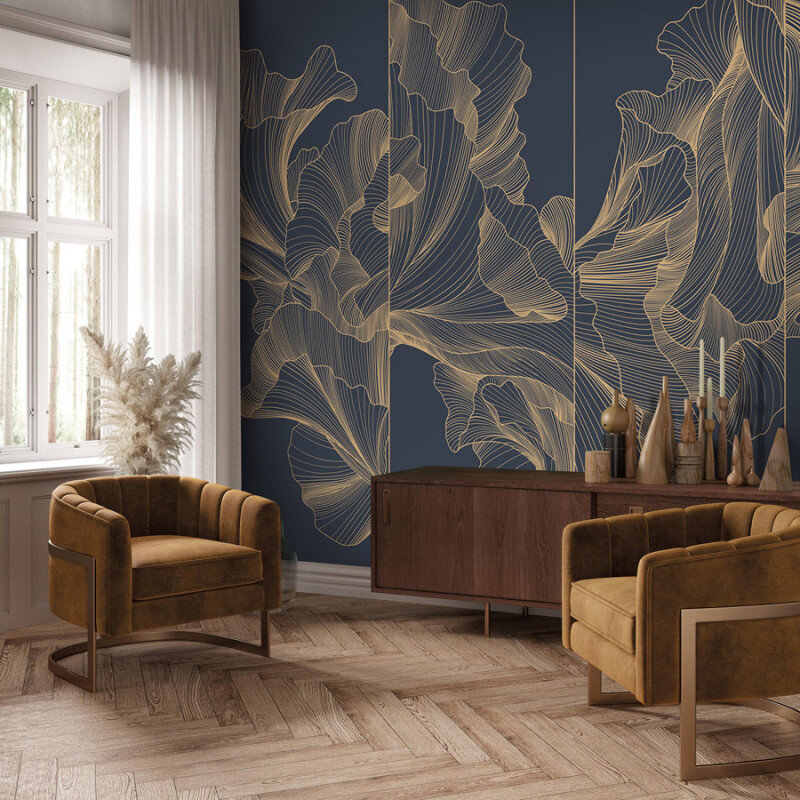 Фотообои Flying Bloom Night