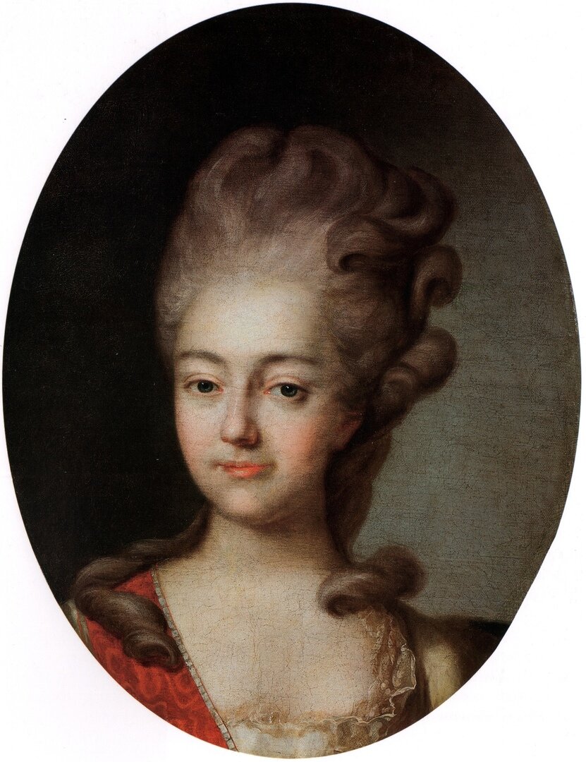 Портрет княгини Екатерины Николаевны Орловой 1770-1780-е гг. Художник Леонтий Семенович Миропольский (1744(5) – 1819)