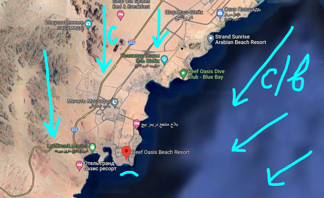 Северный и северо-восточные ветра в Египте