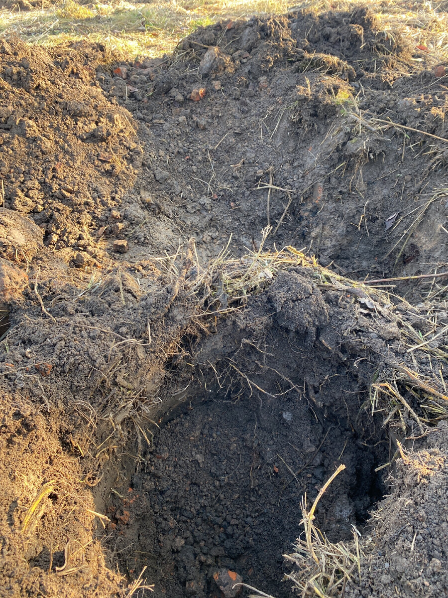 Как, примерно, выглядит шурф.