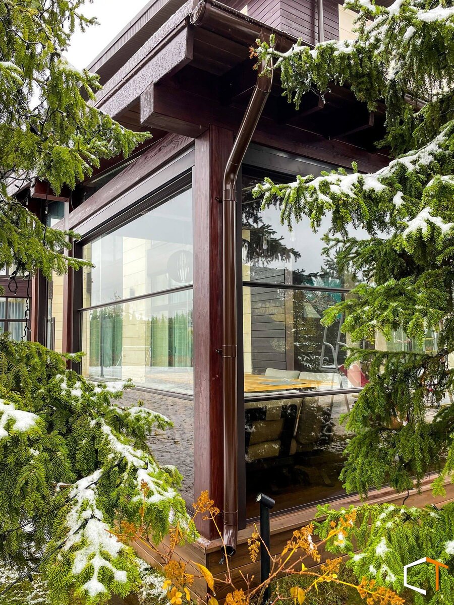 Как построить ПРЕМИУМ террасу? Обзор террасы 100 м2 с навесом и ...