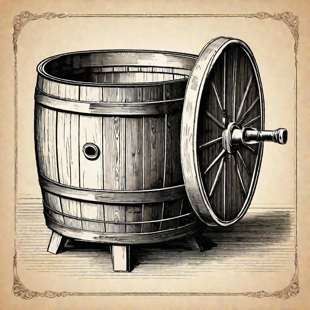 Машина Сиджера. Гравюра XVIII века. Еще не «Вятка-автомат», но уже близко.