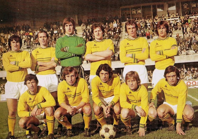 Французский Нант перед одним из матчей в начале 70-х годов