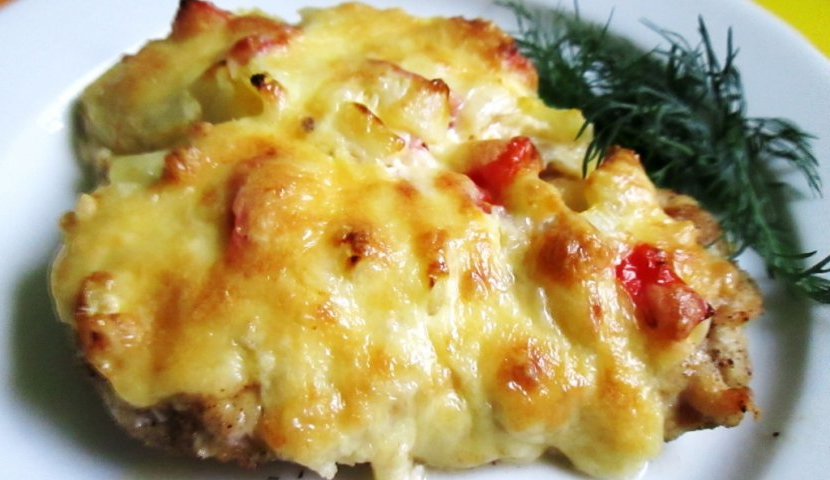 Пример сервировки блюда