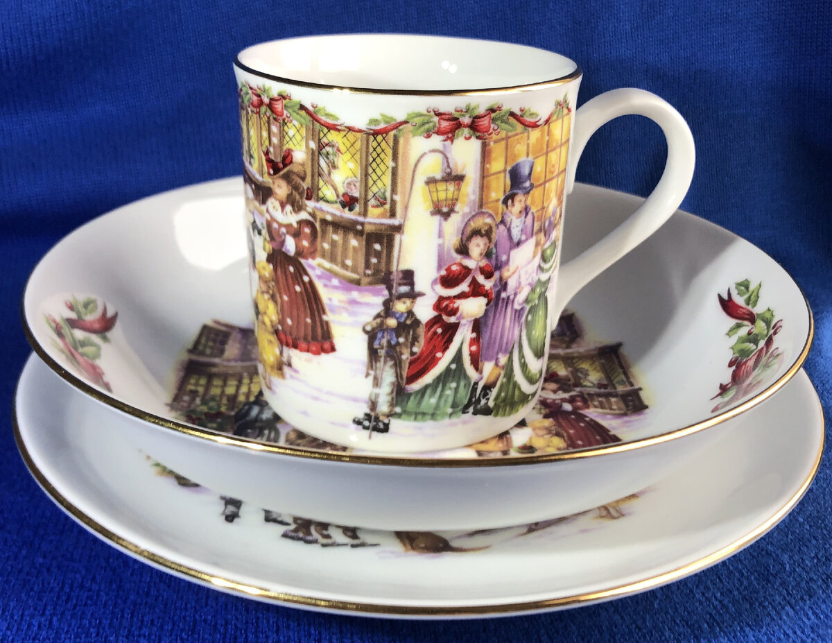 Детсий набор в комплекте. Городская Рождественская сценка.