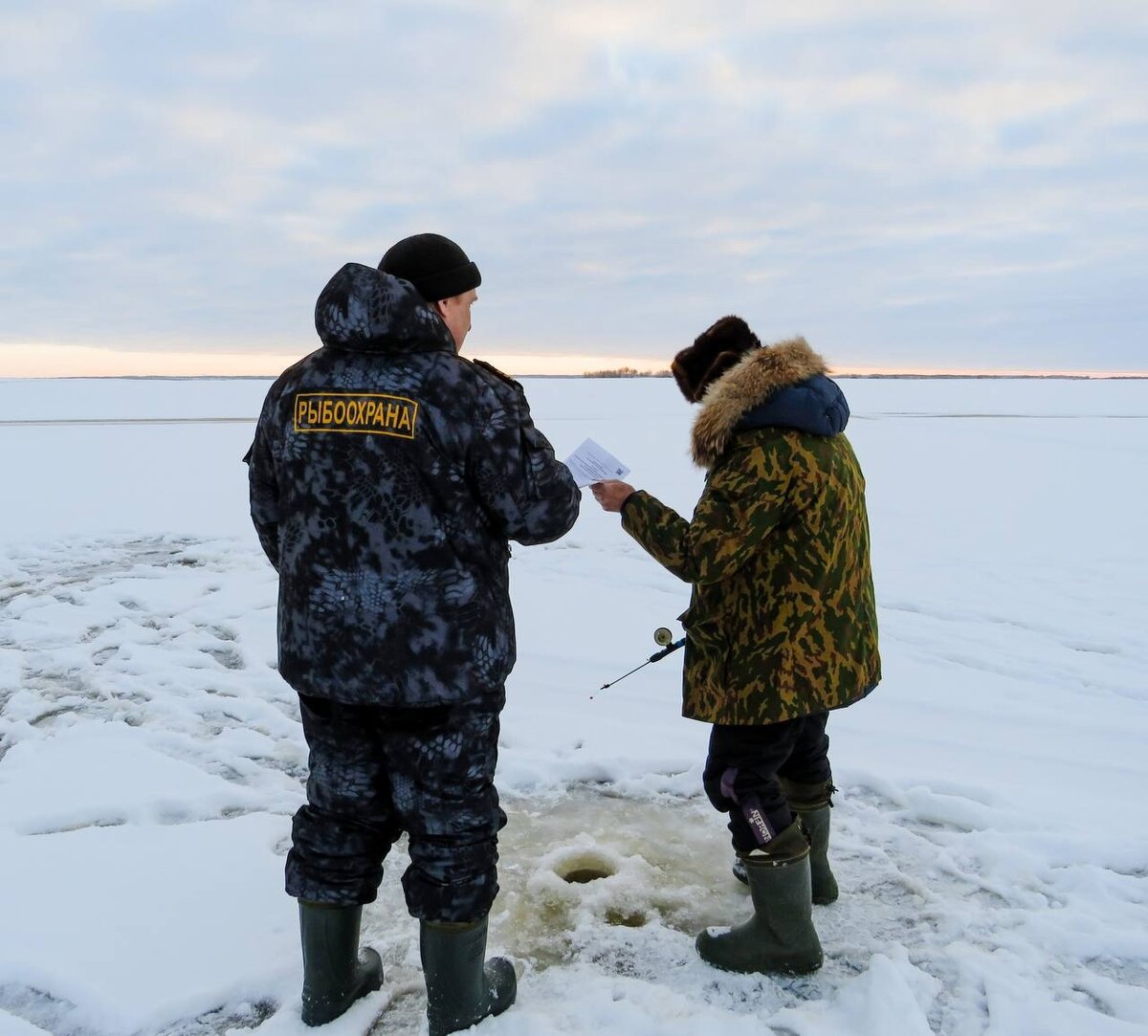 Инспектор рыбоохраны в деле. Фото из открытых источников "Яндекс картинки".