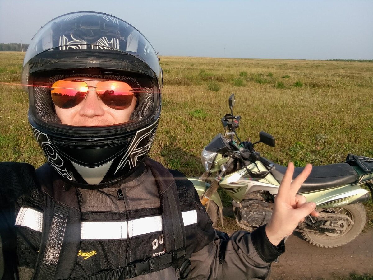 Прям как настоящий мотоциклист