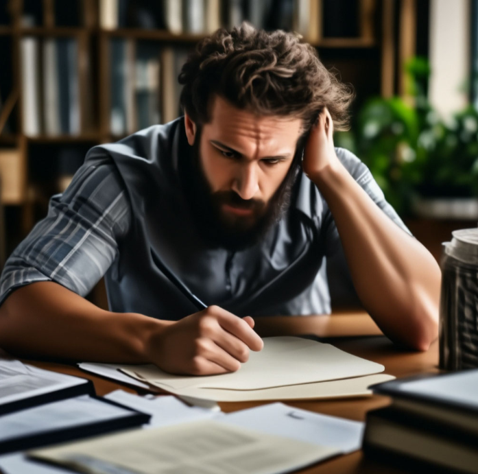 Наверное я так же со стороны выгляжу когда сажусь за сложную задачку.