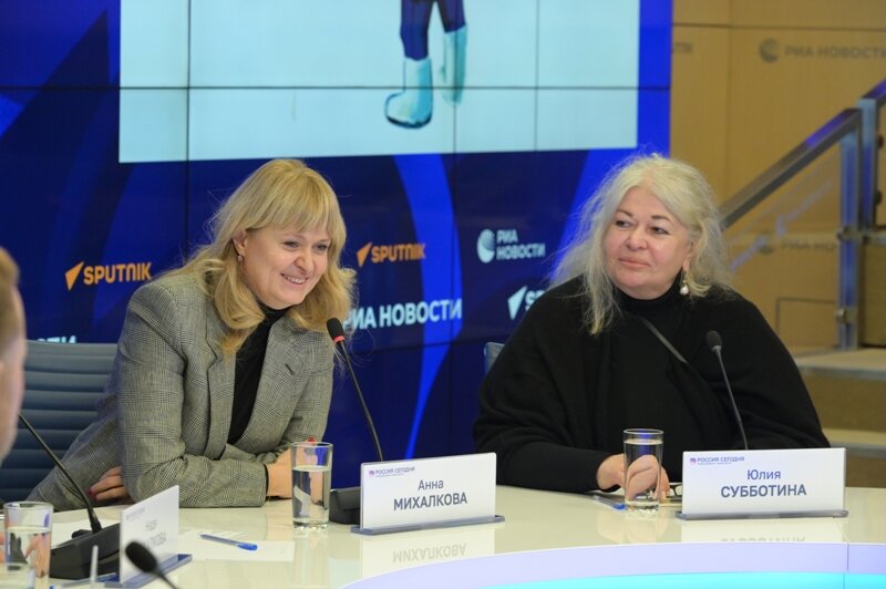 Анна Михалкова и Юлия Субботина
