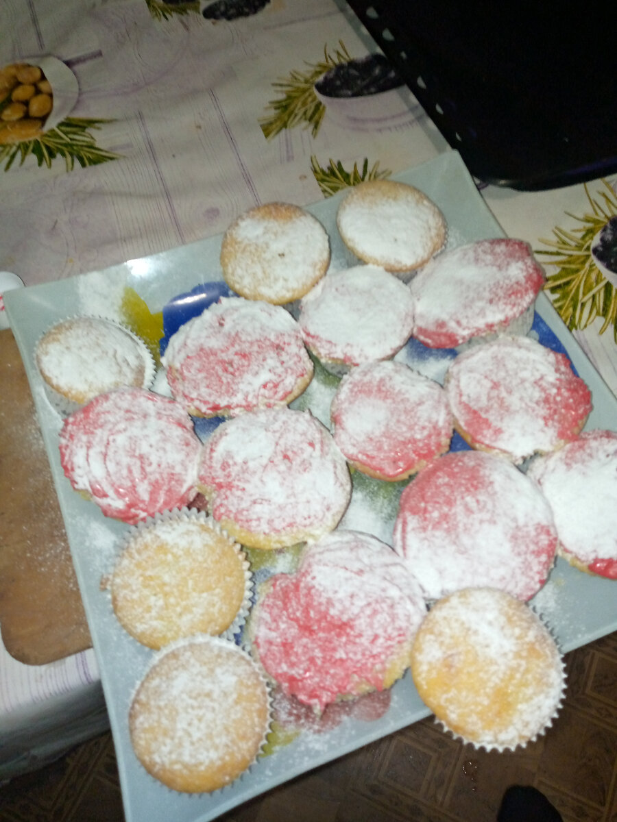 Кексы пекли