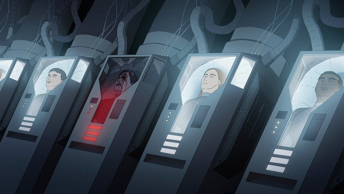 кадр из сериала "Царство падальщиков" (Scavengers Reign) / источник imdb.com