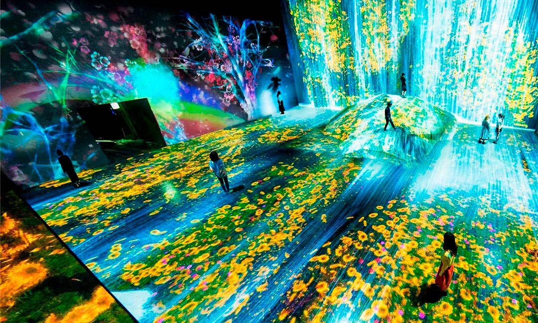 Музее цифрового искусства TEAMLAB Borderless, Токио.. Музей цифрового искусства Мори (Токио, Япония). Интерактивный музей цифрового искусства в Токио. Музей Япония TEAMLAB.