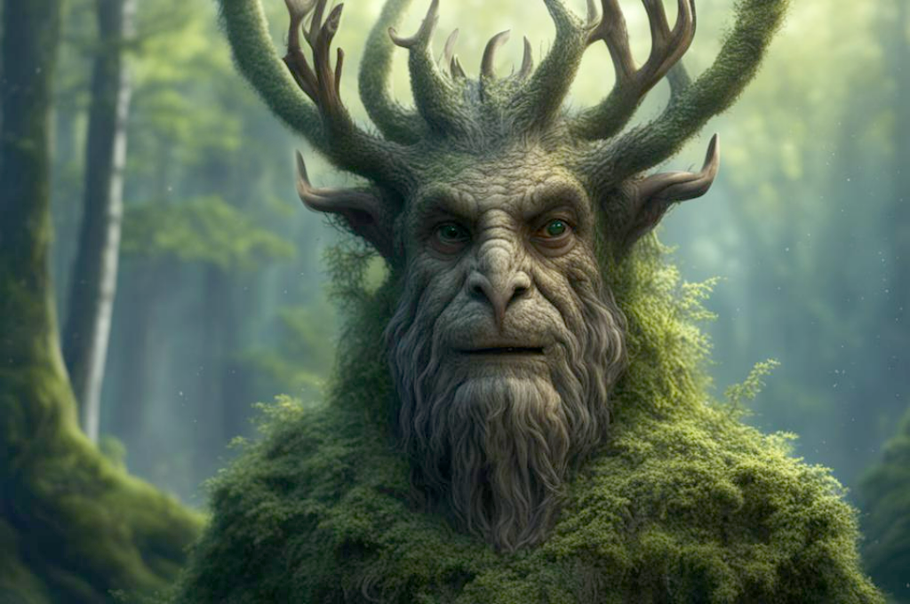 Хозяин леса вышел из чащи.