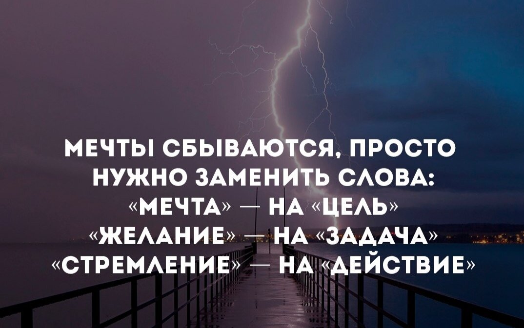 Мечта записанная с датой становится целью цель разбитая на шаги становится планом