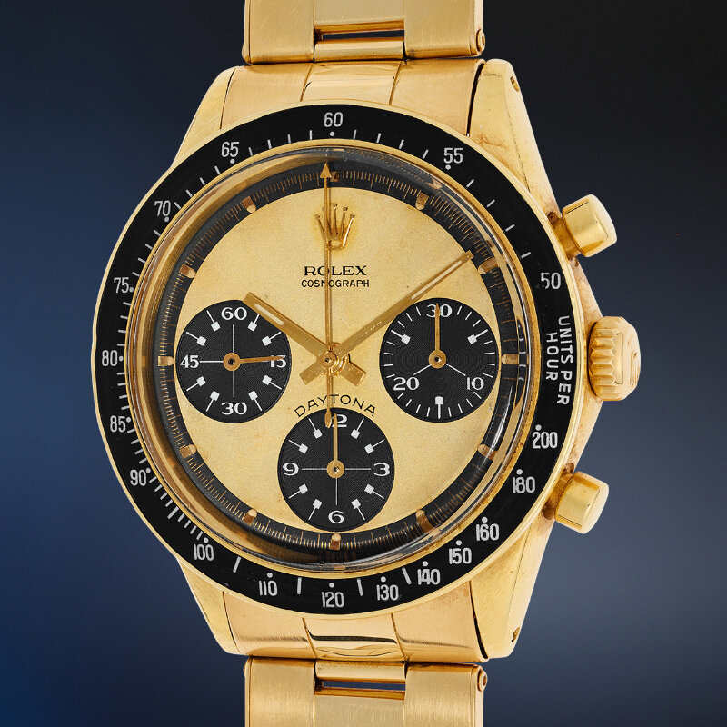 Rolex Cosmograph Paul Newman Lemon Ref. 6264. Проданы за $965 200