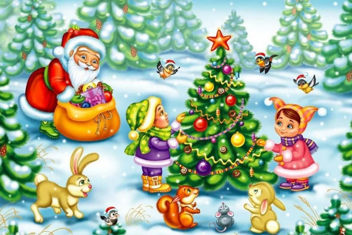 хоровод у ёлки в детском саду. хоровод вокруг елки. новогодние картинки детские. новогодняя елкхоровод. хоровод у ёлки.