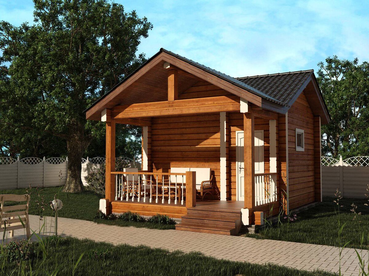 Баня из бруса