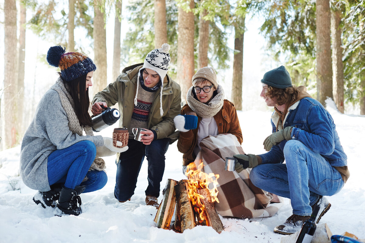 Camping Winter women