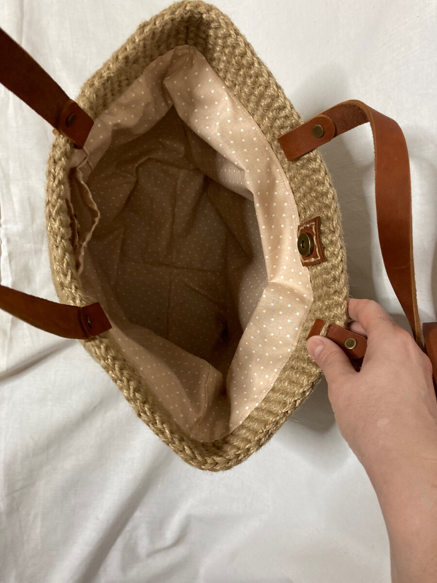 Эта обычная веревка! А я вяжу из нее модные сумки! Смотрите краткое ...