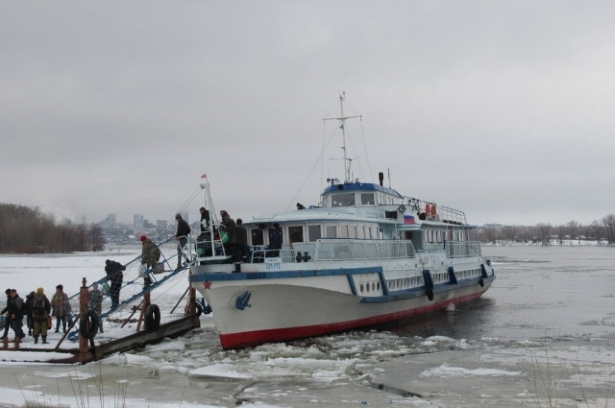    С 13 декабря закрывается переправа «Самара - Рождествено»