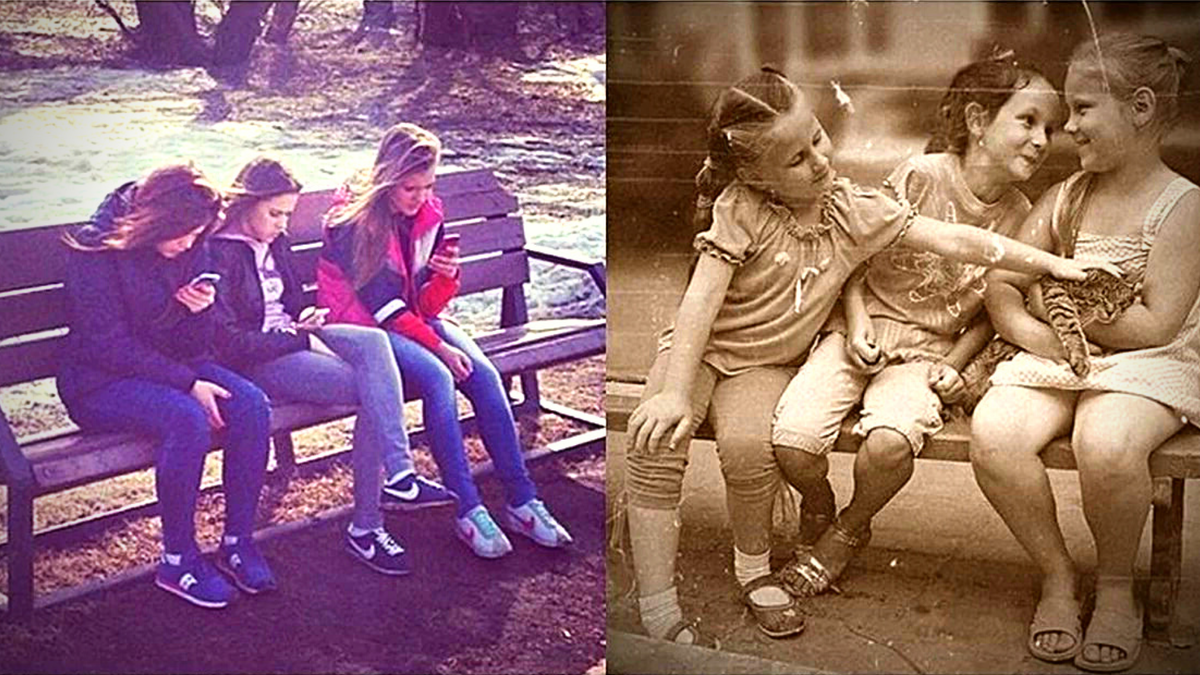 Современные дети и гаджеты. Современные дети и дети прошлого. Школьники с гаджетами. Поколение гаджетов. Компьютер для детей.