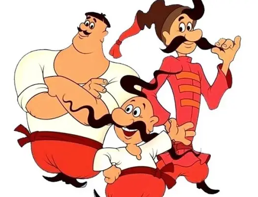 Персонажи из мультфильма Казаки