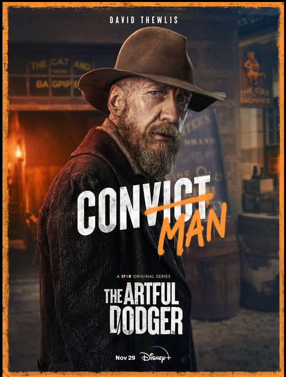 Фейджин -   Дэвид Тьюлис. Блестящая роль! Промо-материалы сериала "Ловкий плут / The Artful Dodger",