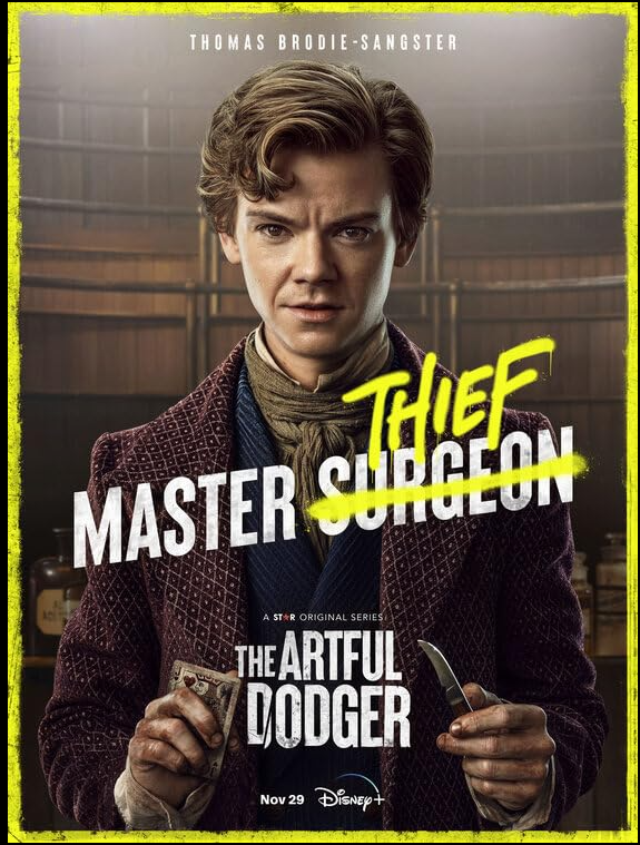 Доктор Доукинс - Томас Сангстер. Очень обаятельный доктор! Промо-материалы сериала "Ловкий плут / The Artful Dodger",