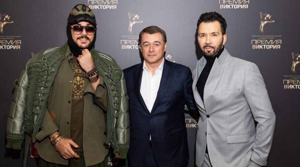    Филипп Киркоров, Юрий Костин, денис Клявер редакция RTWeek