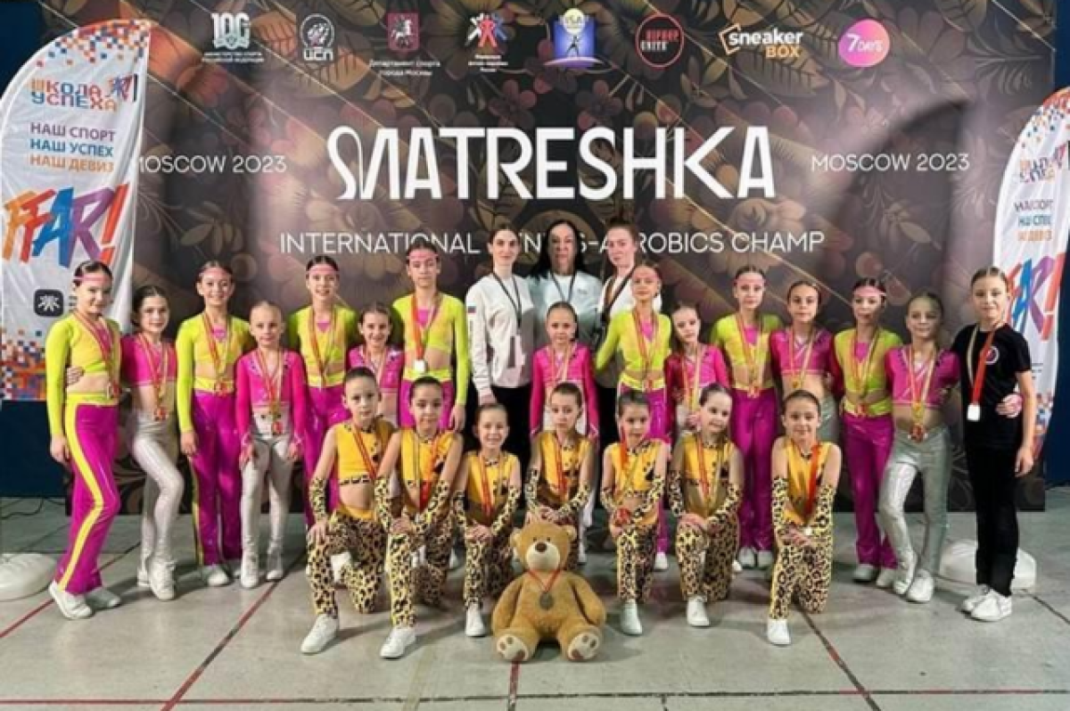   Калужанки привезли с международных турниров по фитнес-аэробике 28 наград