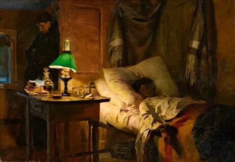 В. Поленов, "Больная". 1886г. 