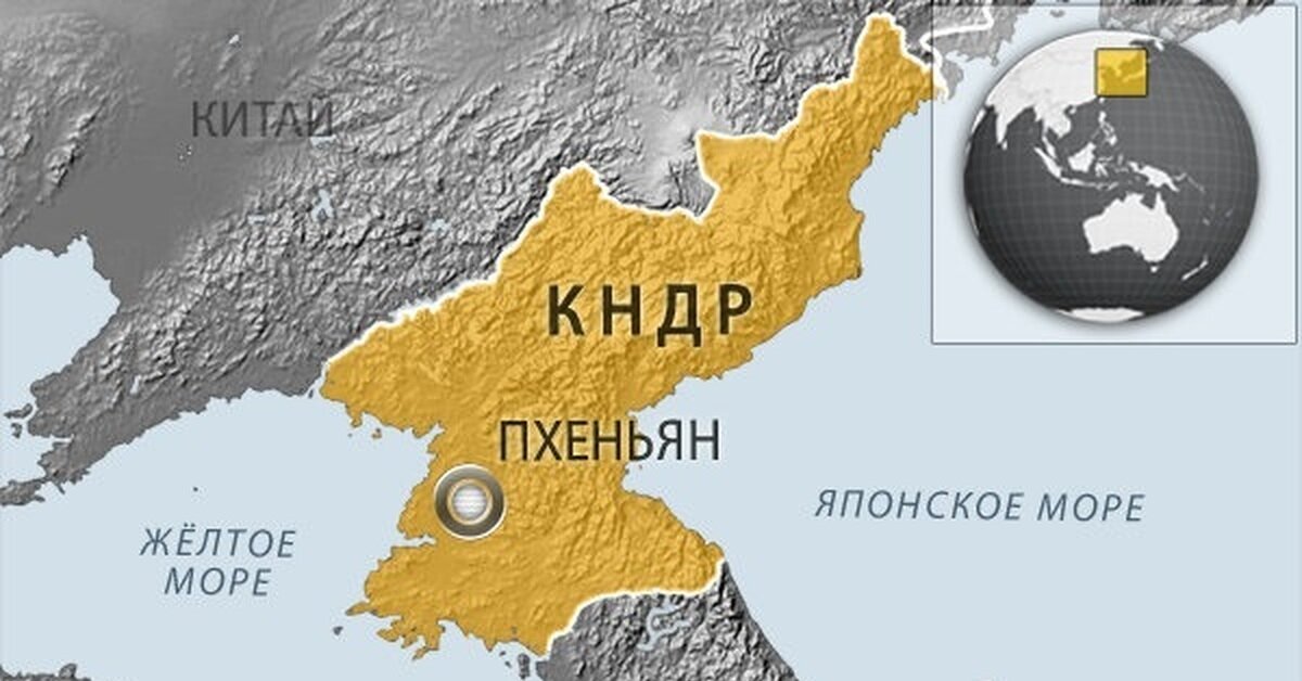 Море омывающее корею