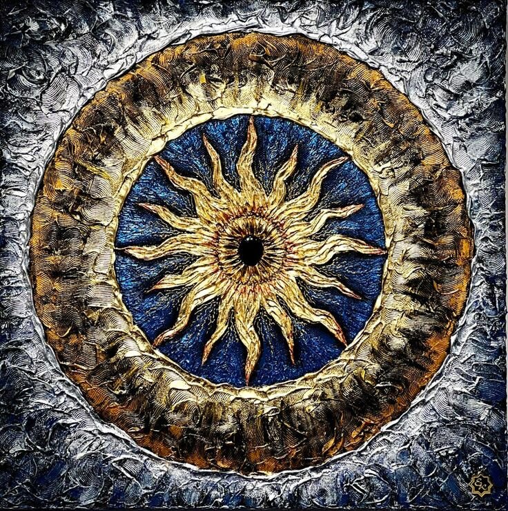 Картина-символ "Солнце" Елены Карловой