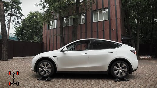 Как работает полный привод на Tesla Model Y? Покажу наглядно на роликах! Первая реальная проверка привода Теслы Y на подкатах: