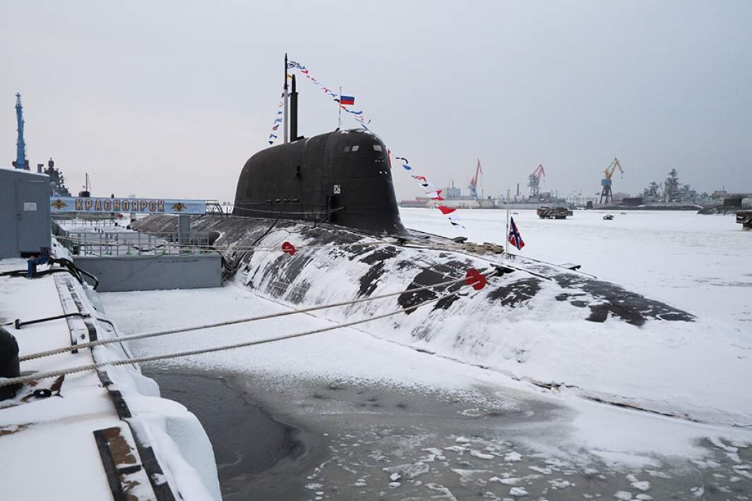 В Северодвинске спустили на воду подлодку "Красноярск"