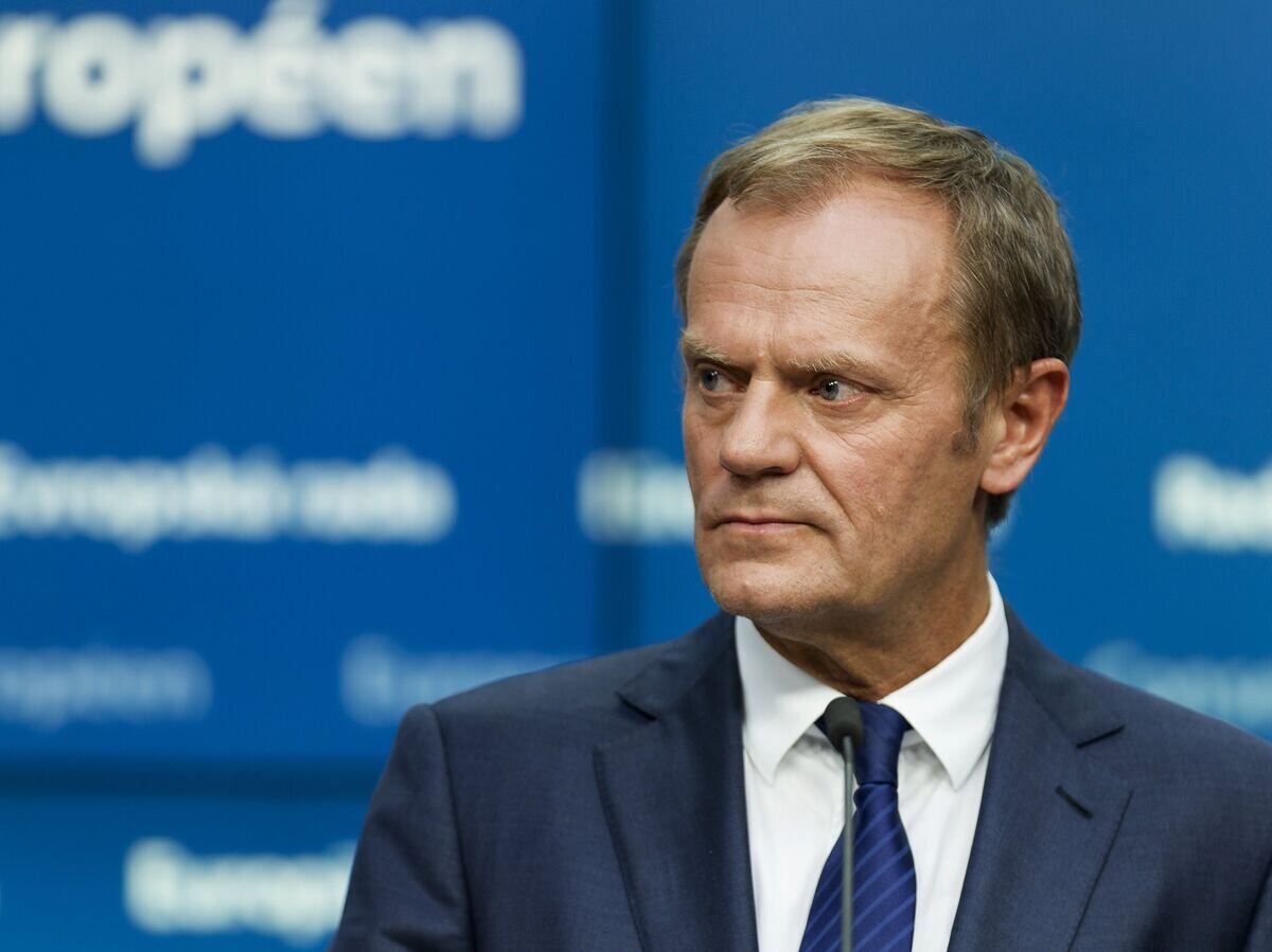    Председатель Европейского совета Дональд Туск во время саммита ЕС в Брюсселе© РИА Новости / Стрингер