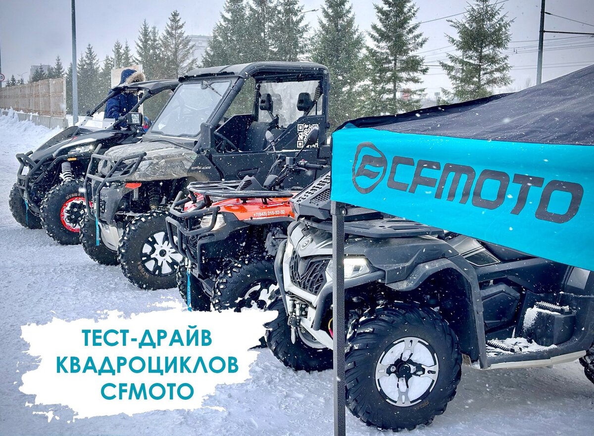 Тест-драйв в декабре | Квадроциклы CFMOTO | Дзен