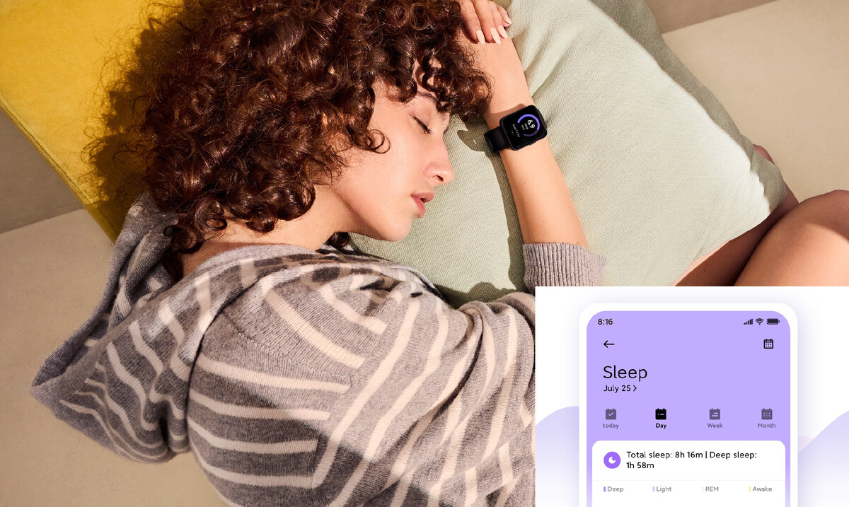 Умные часы Redmi Watch 2 Lite - настало время для спорта! Размеры Высота: 41,2 мм, Ширина: 35,3 мм, Толщина: 10,7 мм.-9