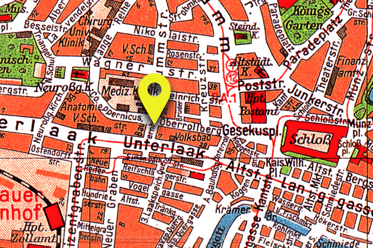 Карты Кёнигсберга и Калининграда.