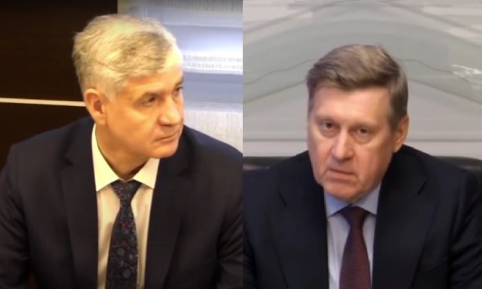 Кадры из трансляции аппаратного совещания мэра 12 декабря