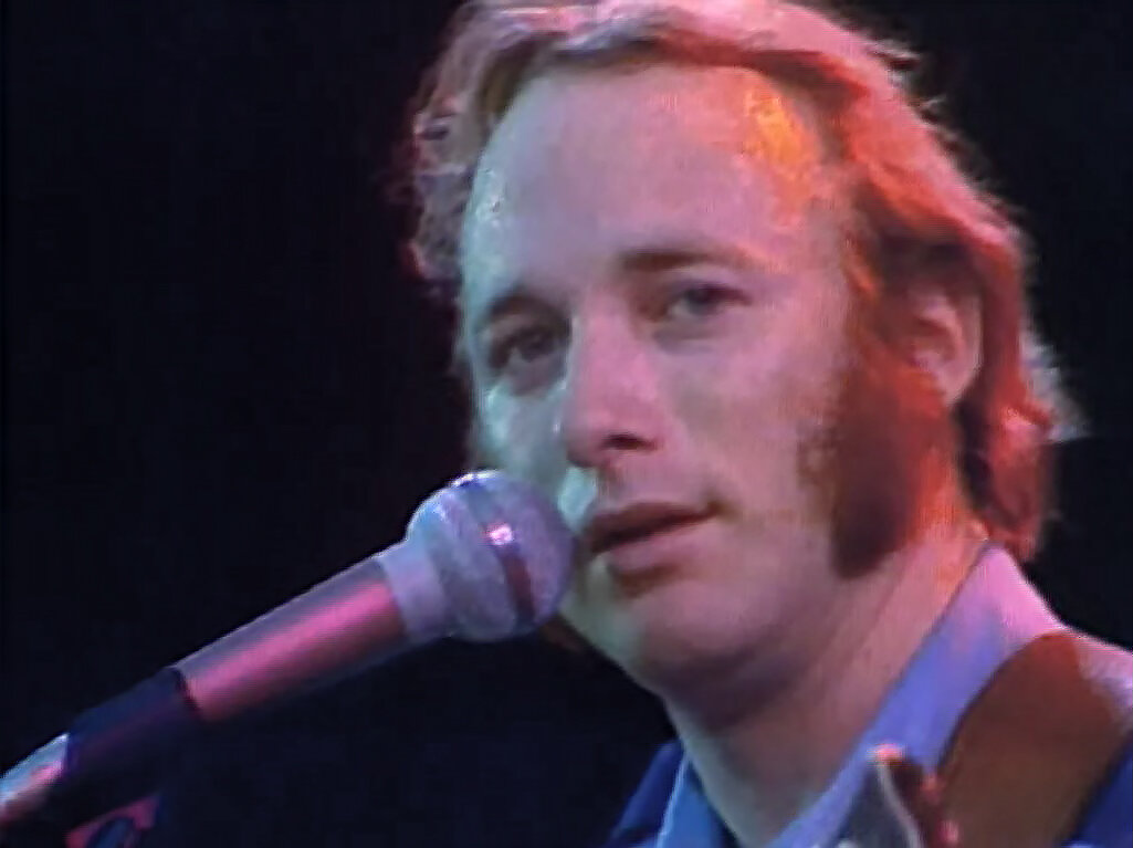 Стивен Стиллз во время концерта CSN&Y на лондонском стадионе «Уэмбли», 14 сентября 1974 г. Фото: Joel Bernstein.