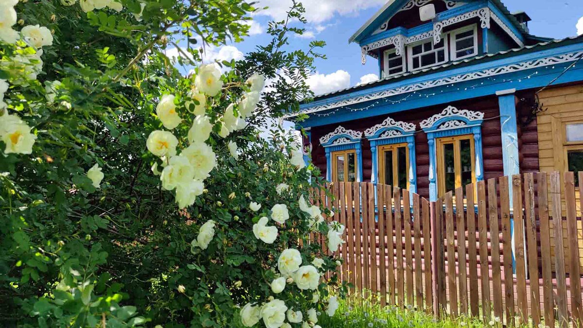 Мой деревенский дом находится на севере Владимирской области. 