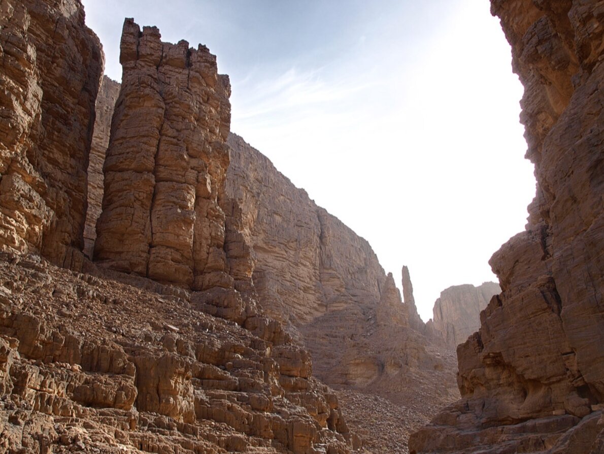 Плато Тассилин-Адджер на юго-востоке Алжира, фото Жана-Поля Миссии