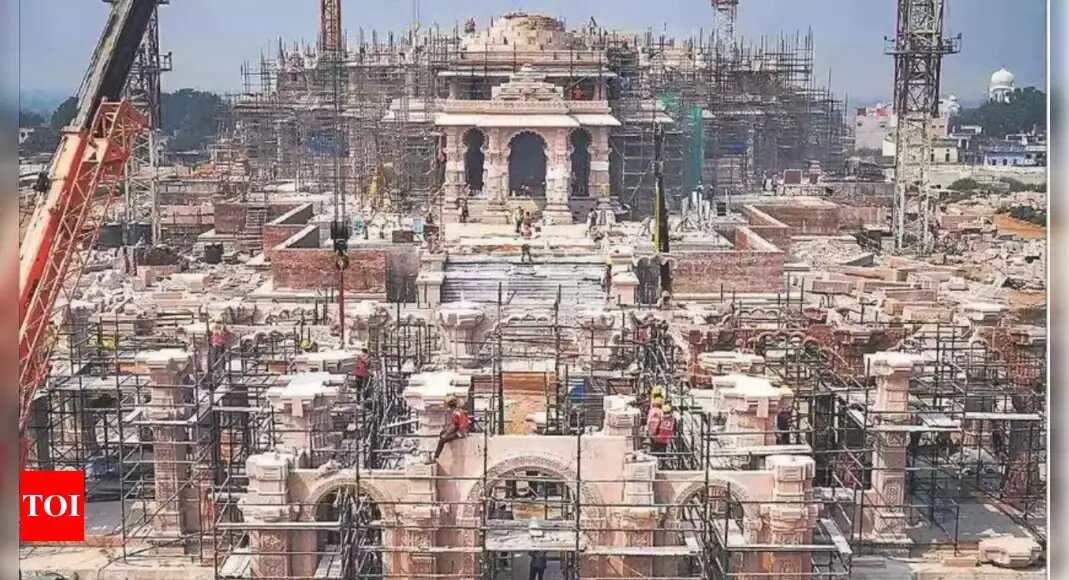 Строительство Шри Рам Джанмабхуми. Фото: The Times of India