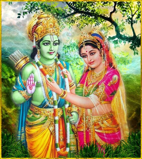 Рама и Сита. Фото: pinterest.com