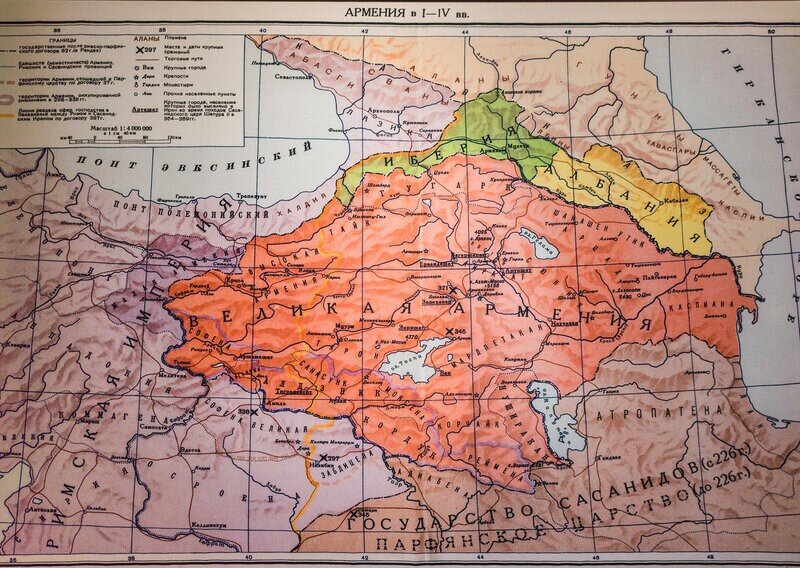 Армения до нашей эры карта