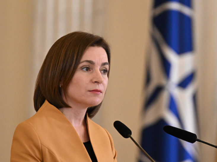 ПРЕЗИДЕНТ МОЛДАВИИ МАЙЯ САНДУ ОСТАЁТСЯ ГЛАВНЫМ ЛОББИСТОМ ВСТУПЛЕНИЯ МОЛДАВИИ В ЕС. ПОКА НЕУДАЧНЫМ. ФОТО: SOEREN STACHE/DPA/GLOBALLOOKPRESS