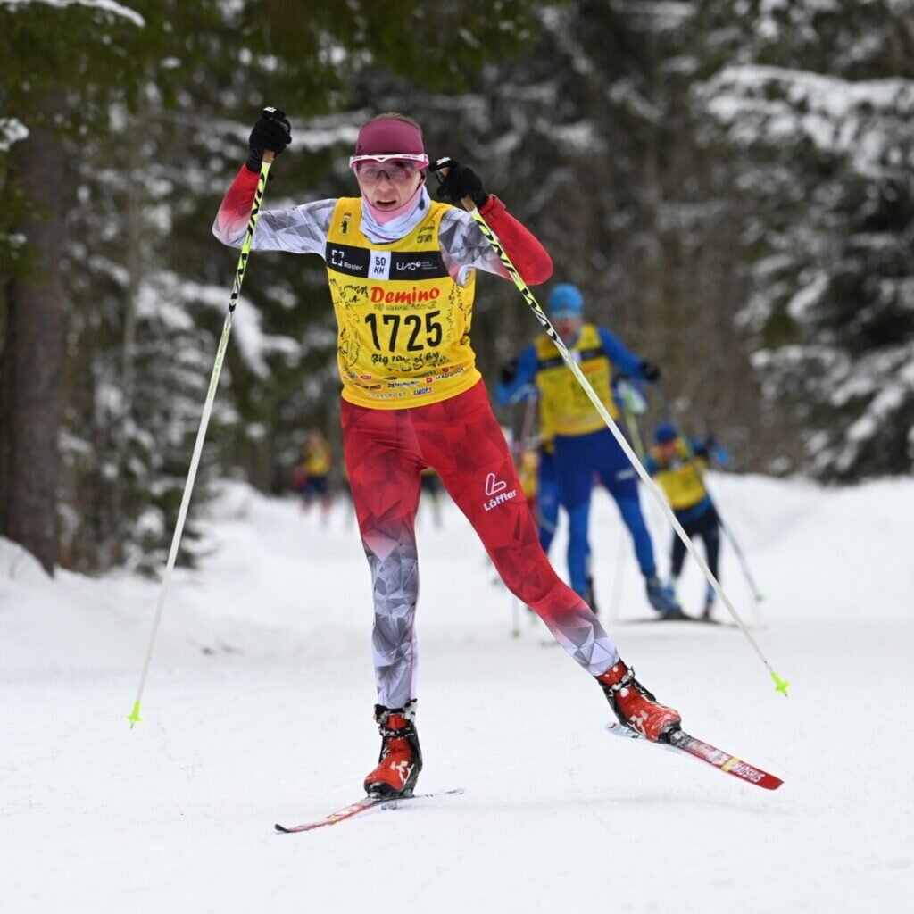 Беговой лыжный спорт коньковый ход